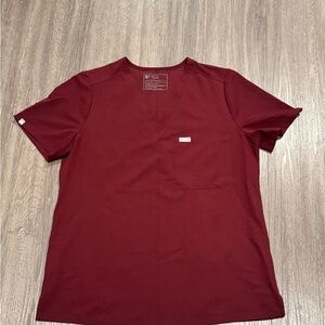 FIGS Slim V Neck Scrub Top